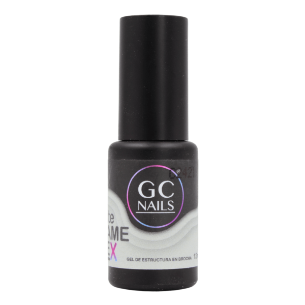 GC Nails Gel Estructural en Brocha Frame Flex WHITE 12ml