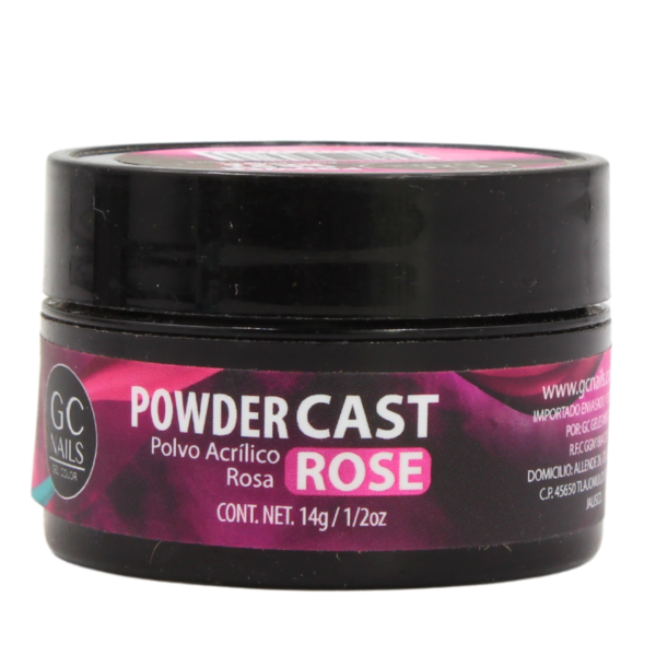 GC Polvo Acrilico Powder Cast Rose 1/2oz