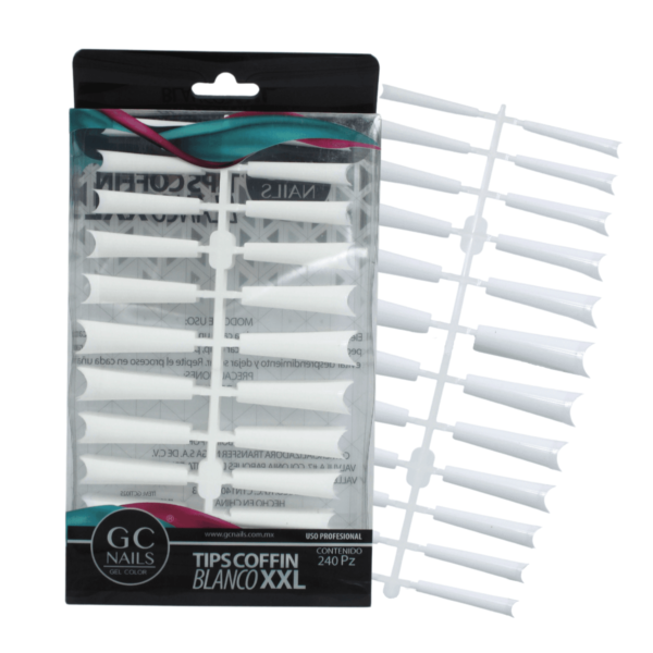 GC Tips 240pz Cowboy Coffin Blanco XXL
