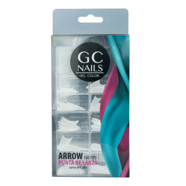 GC Tips 100 pz ARROW Punta de Lanza blanco