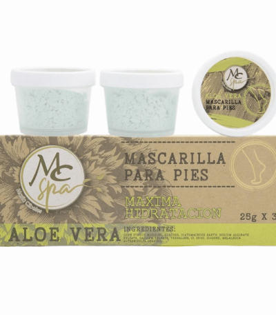 Mascarilla para pies aloe vera