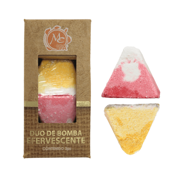 Duo de bombas efervescentes MANGO Y FRESA