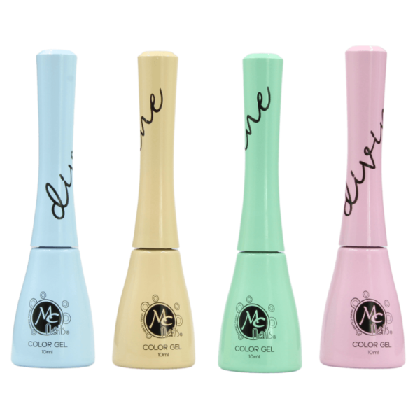 Mc Divine Gel 3 pasos Colección 13 NIRVANA  4pzs 10ml