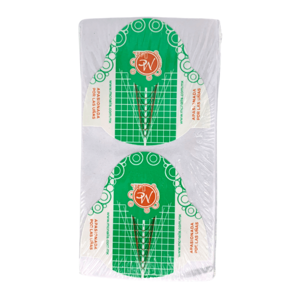 Paquete de forma escultural chico 100pzs Verdes
