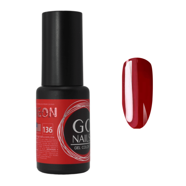 GC nails bel-color 12ml Escarlata 136