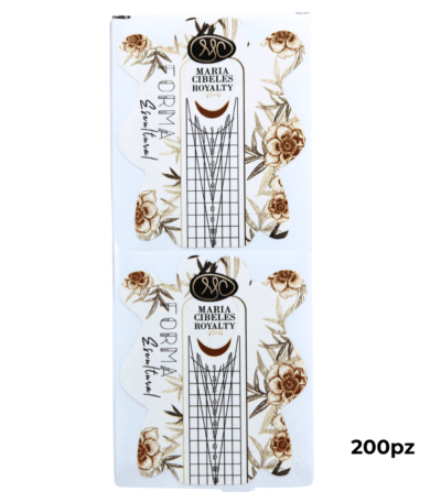 MC Royalty Formas Esculturales (Blanco/Negro) 200PZ